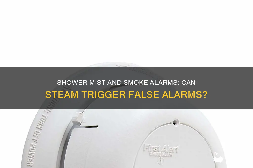 can my shower mist make my smoke slarm ring