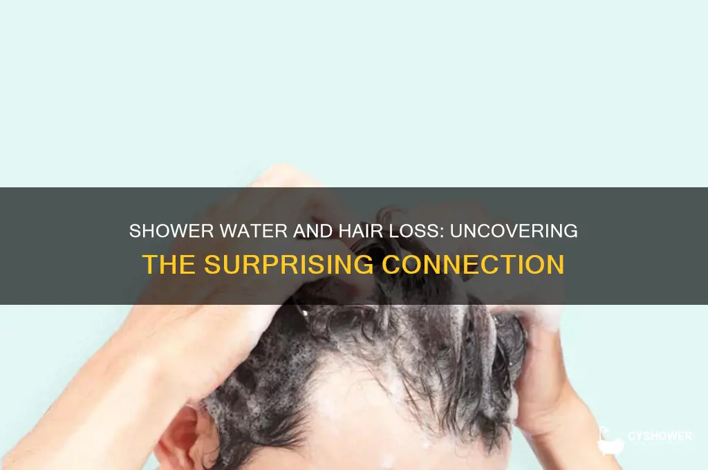 can my shower water cause hair loss