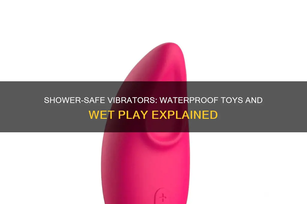can my vibrator go in the shower