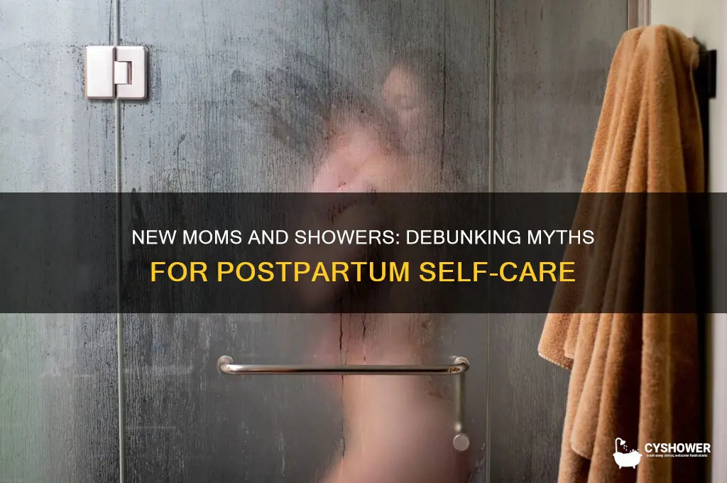 can new moms shower