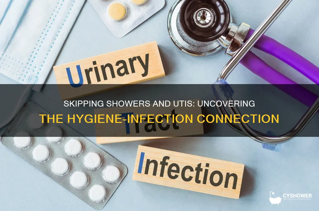can not taking a shower cause a uti
