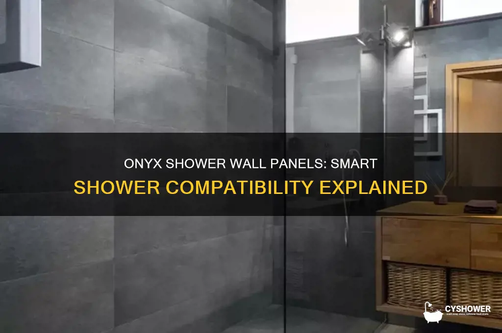 can onyx shower wall panels accommodate a smart shower