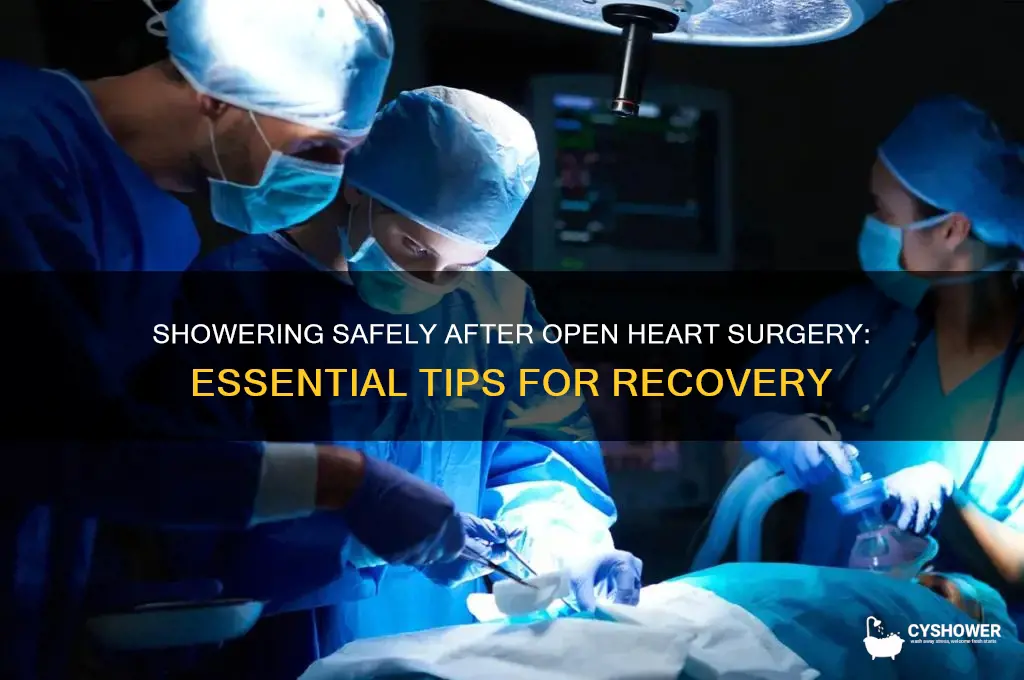 can open heart patients shower