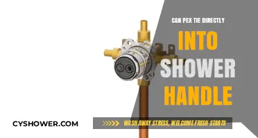 Can PEX Tubing Directly Connect to Your Shower Handle?