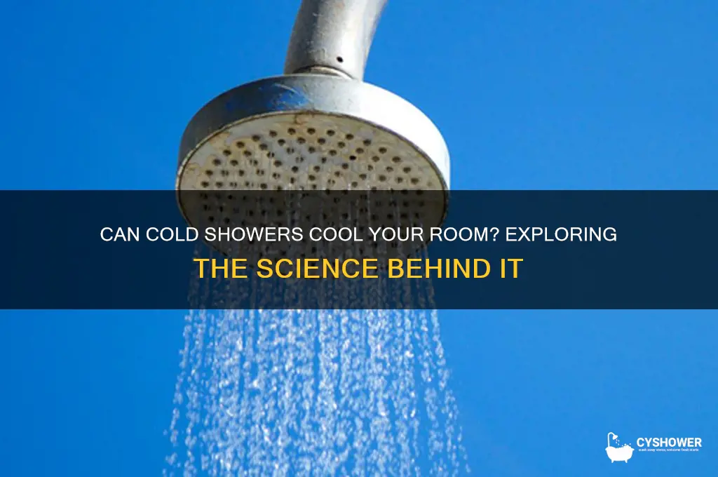 can running a cold shower cool a room