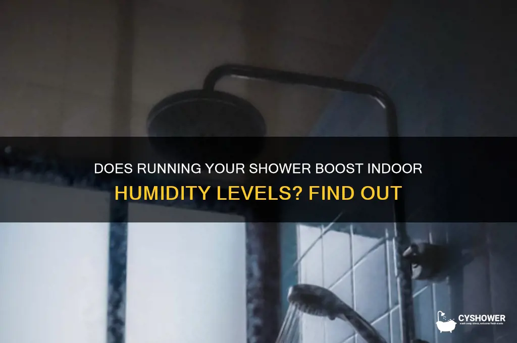 can running the shower increase humidity