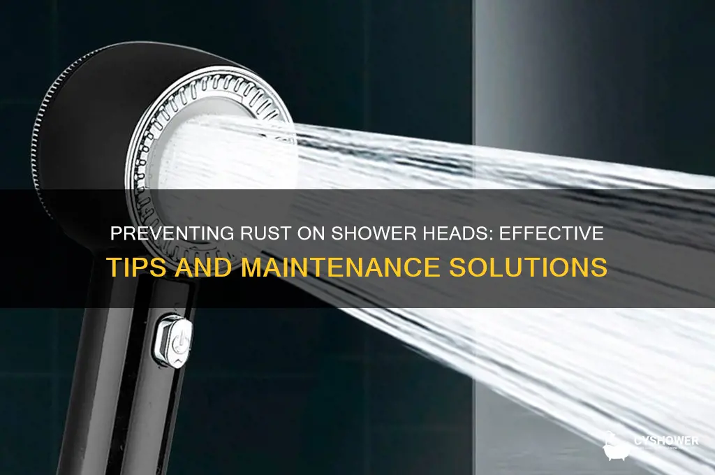 can rust for on shower heads