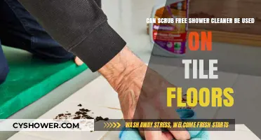 Can Scrub Free Shower Cleaner Safely Clean Tile Floors?