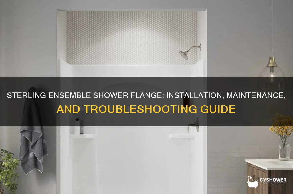 can see flange sterling ensemble shower