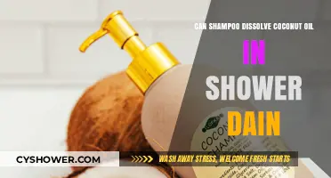 Can Shampoo Dissolve Coconut Oil in Your Shower Drain?