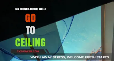 Can Shower Acrylic Walls Extend to Ceiling? Pros, Cons, and Tips