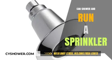 Showering and Sprinklers: Can You Run Both Simultaneously Without Issues?