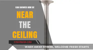 Shower Arm Near Ceiling: Pros, Cons, and Installation Tips