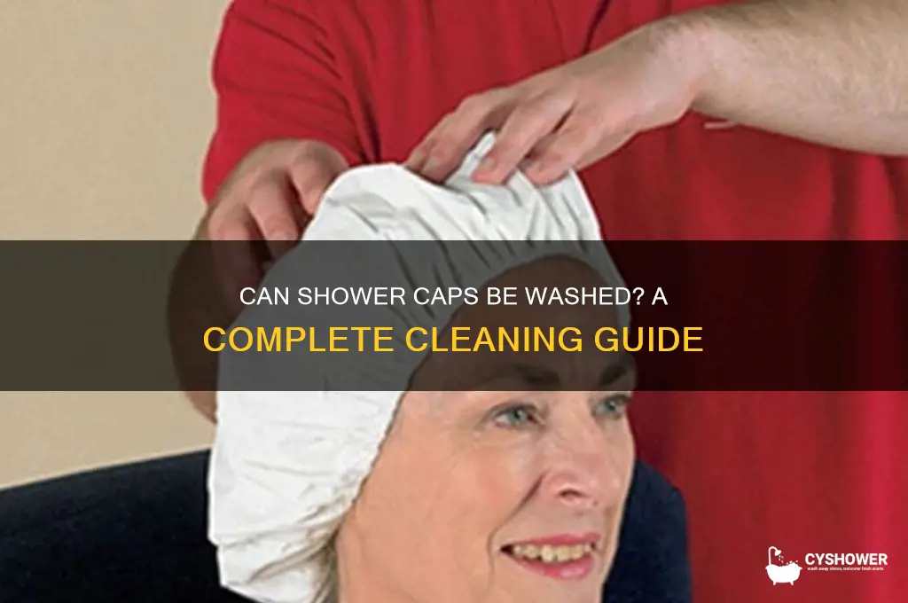 can shower caps be washed