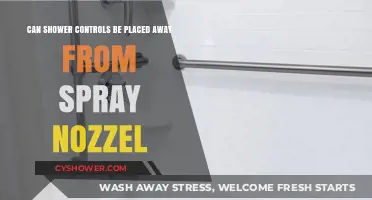 Shower Controls Away from Spray Nozzle: Design Flexibility and Practicality