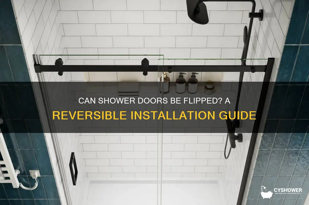 can shower door be flipped