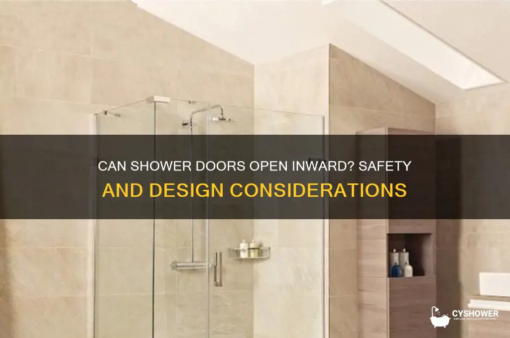 can shower door open inward