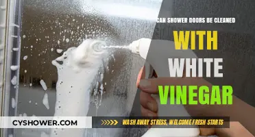 Clean Shower Doors Effortlessly with White Vinegar: A Simple Guide