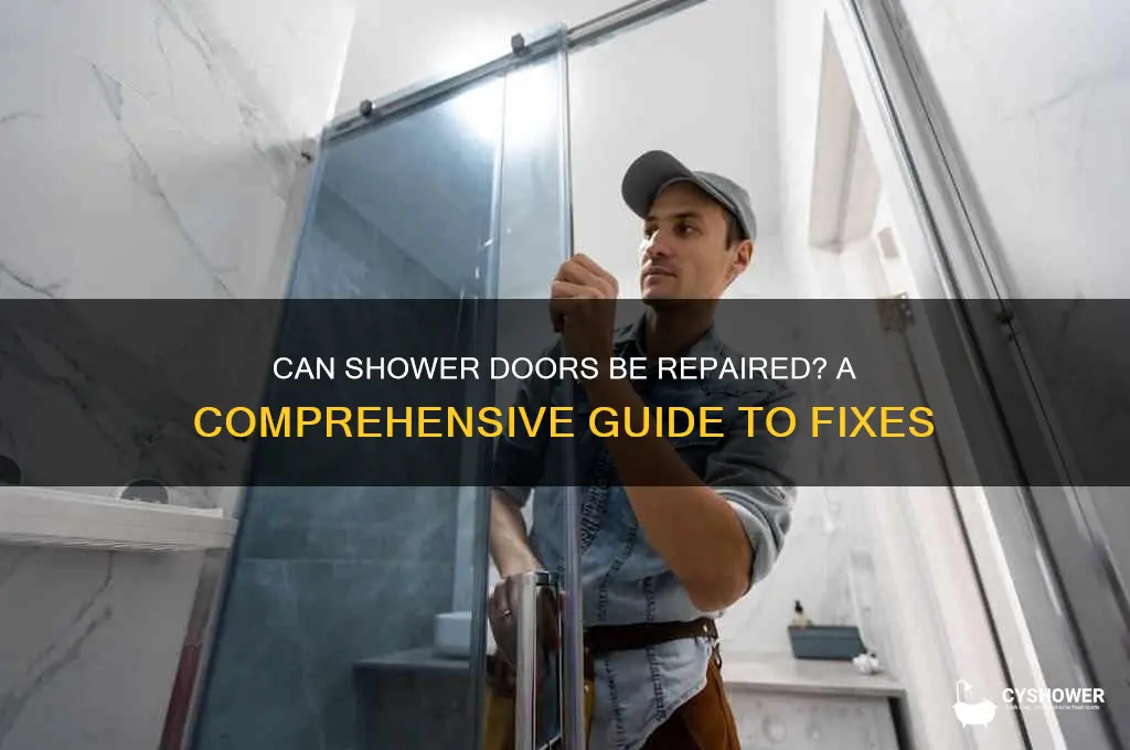 can shower doors be repaired