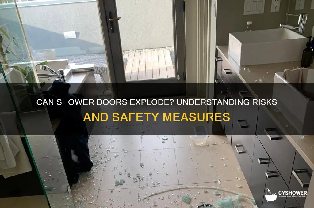can shower doors explode