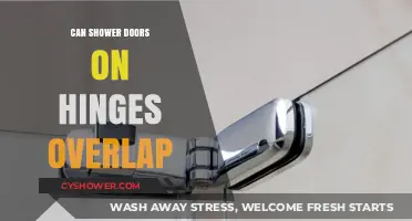 Can Shower Doors on Hinges Overlap? A Practical Guide
