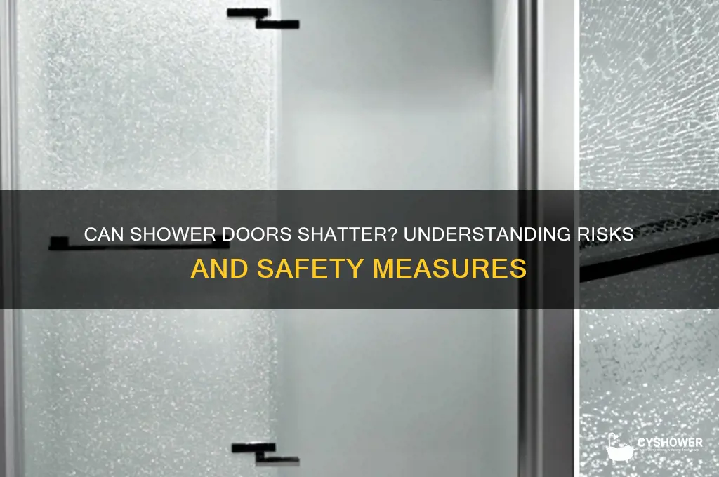 can shower doors shatter