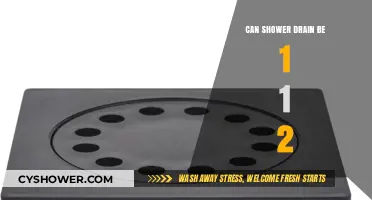 Shower Drain Size: Can It Be 1 1/2 Inches?