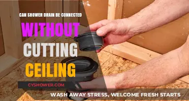 Connecting Shower Drain Without Cutting Ceiling: A Step-by-Step Guide