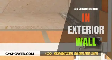 Can Shower Drains Be Installed in Exterior Walls? Pros and Cons