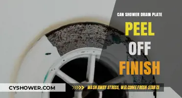 Can Shower Drain Plate Peel Off Finish? Causes and Solutions