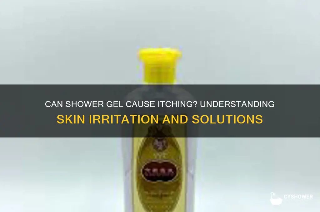 can shower gel cause itching