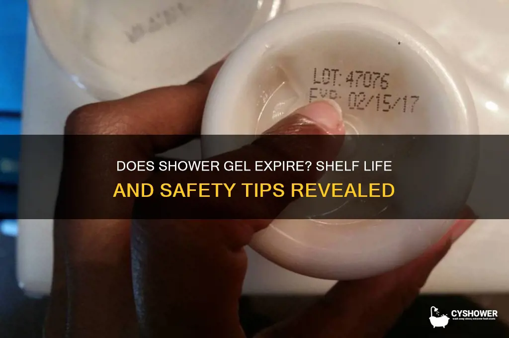 can shower gel go bad