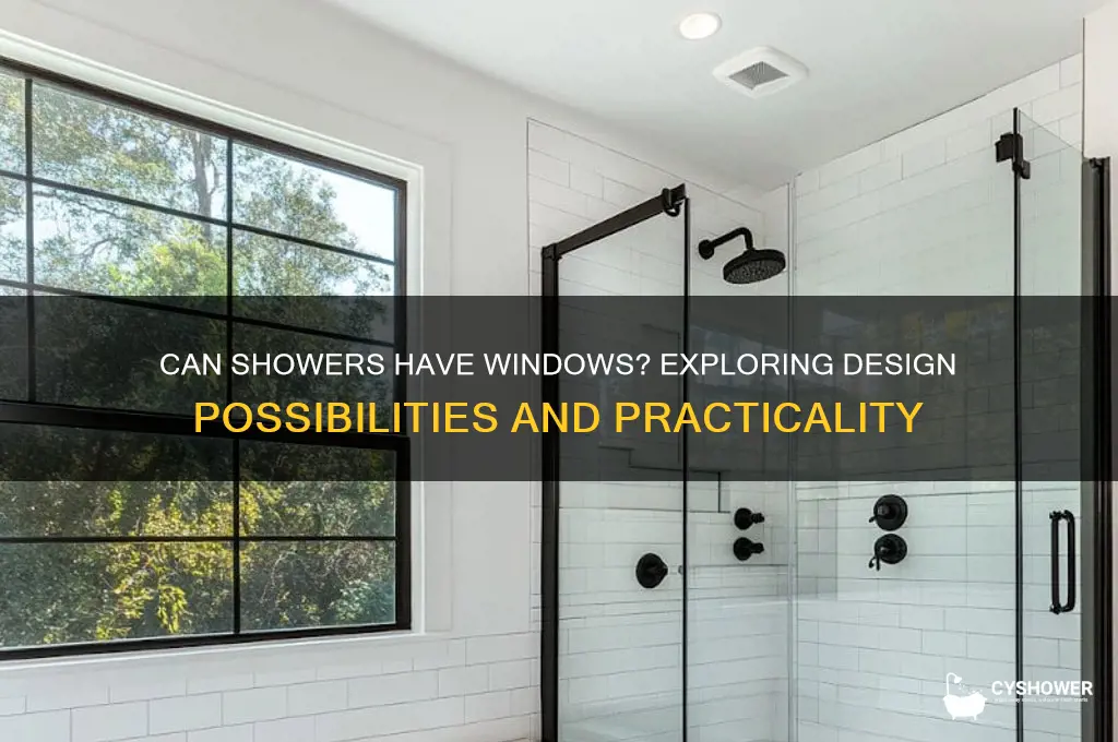 can shower have window
