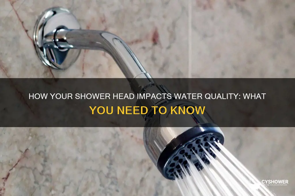 can shower head affect water quality