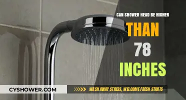 Shower Head Height: Can It Exceed 78 Inches? Expert Insights