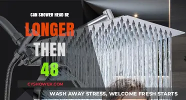Extending Shower Heads: Can They Exceed 48 Inches in Length?