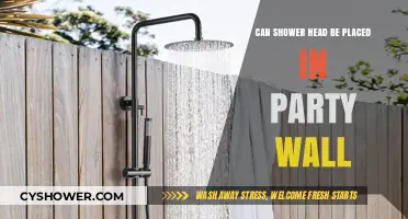 Can You Install a Shower Head in a Shared Party Wall?