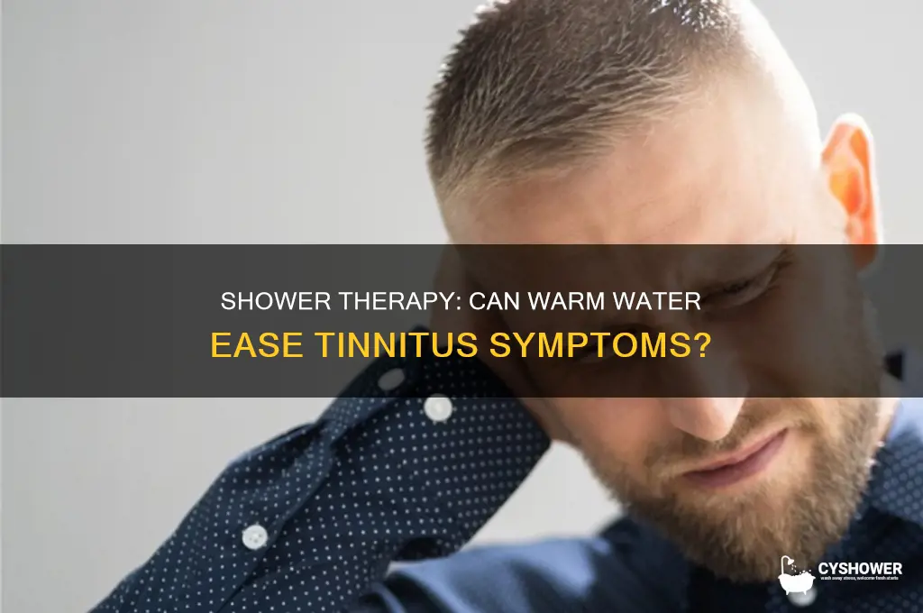 can shower help less ringing ear