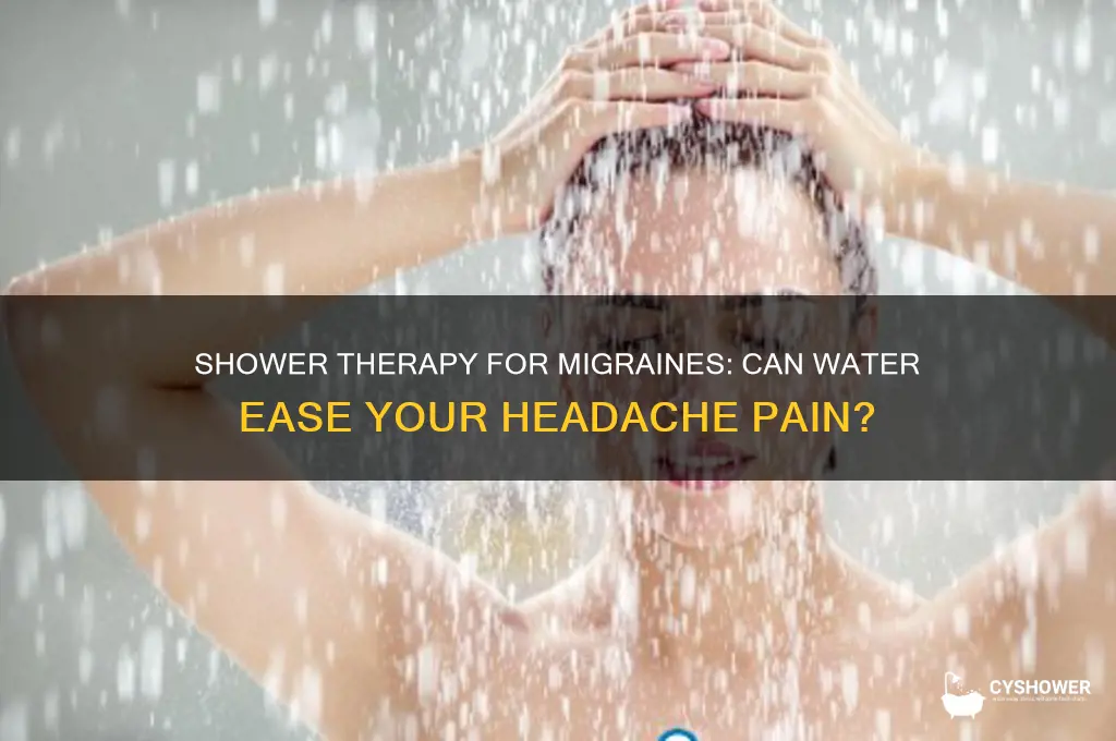 can shower help migraine