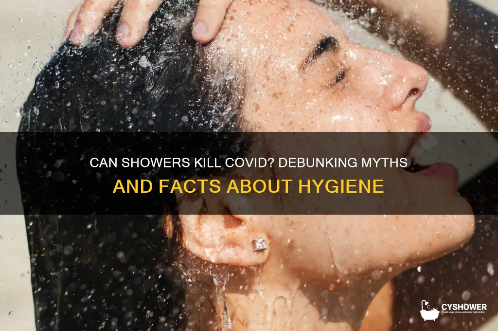 can shower kill covid