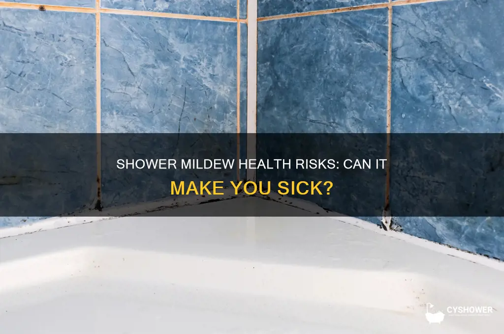 can shower mildew make you sick
