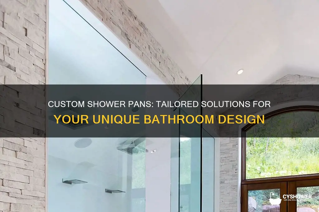 can shower pans be custom made
