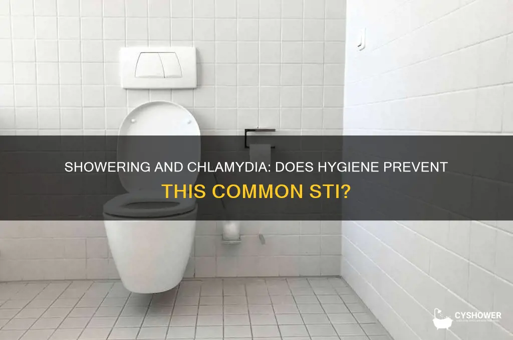can shower protect you from chlamudya