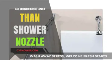 Shower Rod Placement: Can It Be Lower Than the Shower Nozzle?