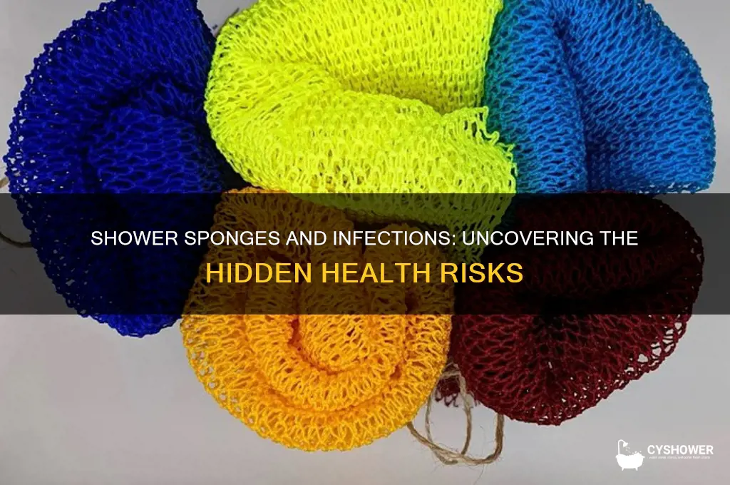 can shower sponge cause infection