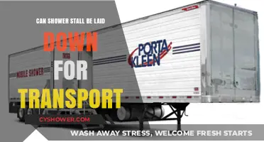 Transporting Shower Stalls: Can They Be Laid Down Safely?