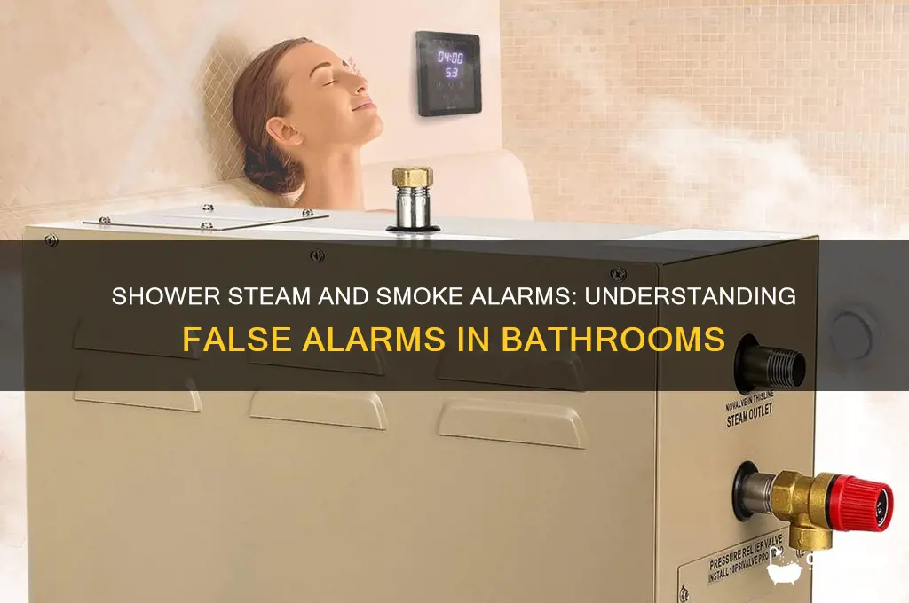 can shower steam cause smoke alarm