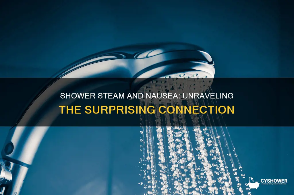 can shower steam make you nauseous