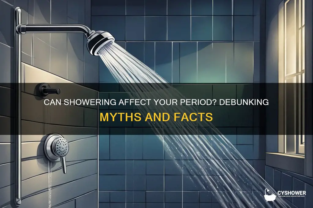 can shower stop period