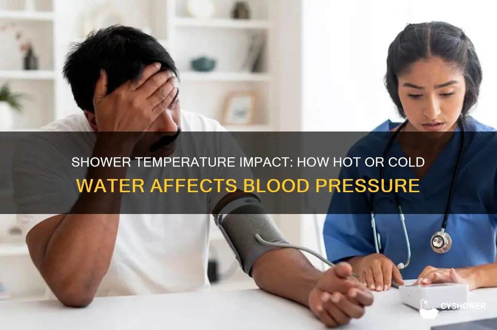 can shower temperature affect blood pressure
